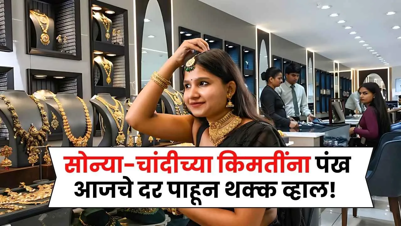 गणेशोत्सवात सोन्या-चांदीच्या किमतींना पंख आजचे दर पाहून थक्क व्हाल! Sonyacha Bhav Live